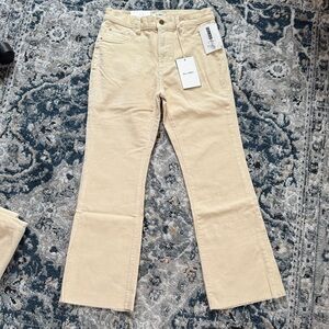 DL1961 Women's Cropped Jeans in Cream